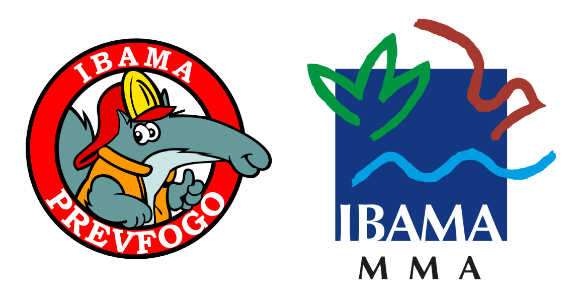 Logos Prevfogo e Ibama